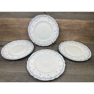 Franconia Delphine Krautheim Dinner Plates 10 7/8” Bavaria Germany ~Set Of 4